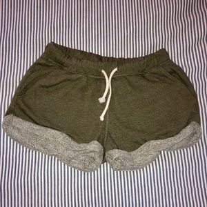 Divided (H&M) Green Sweat Shorts